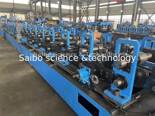 Automatically 90 Degree Hat Roll Forming Machine With Servo Feeding And Punching