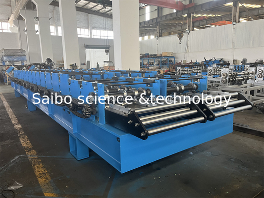 Four Rows C Channel Roll Forming Machine 70mm Dia Shaft 15m/min Speed