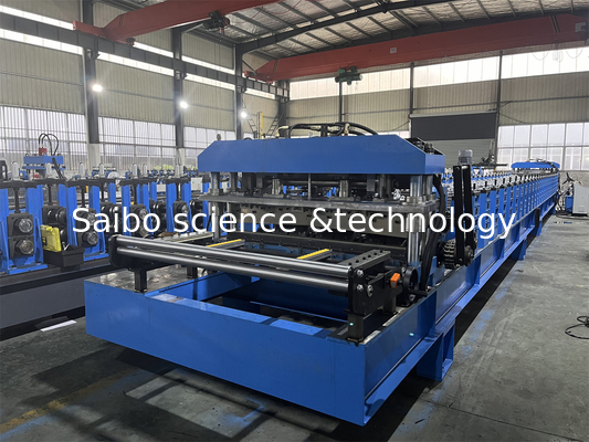 10T Hydraulic Decoiler Metal Deck Flooring Roll Forming Machine