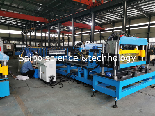 Steel Corrugated Silo Roll Forming Machine Grain Care Forming Machinery With Arch Curving Device