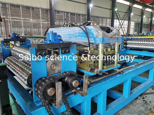 Steel Corrugated Silo Roll Forming Machine Grain Care Forming Machinery With Arch Curving Device