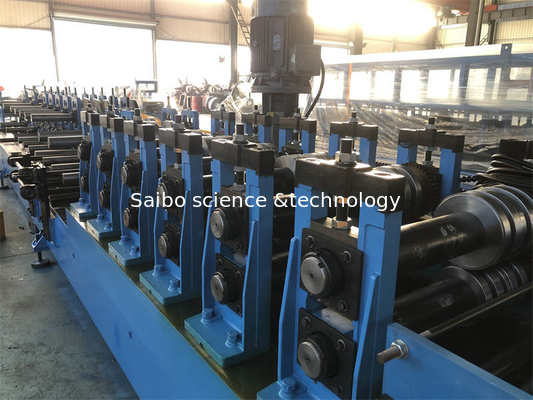 3.5mm CZ Sigma Purlin Roll Forming Machine  Interchargeable With 3units Punching Stations