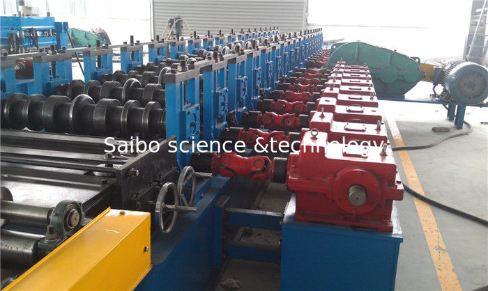 Hydraulic Deoiler Highway Guard rail Roll Forming Machine 10Tons 20 Stations